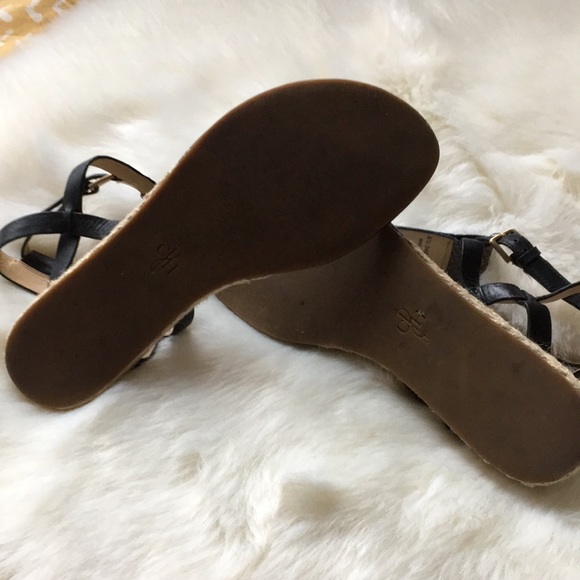 COLE HAAN WOMEN BLACK SANDALS SIZE 8.5 - Picture 4 of 4
